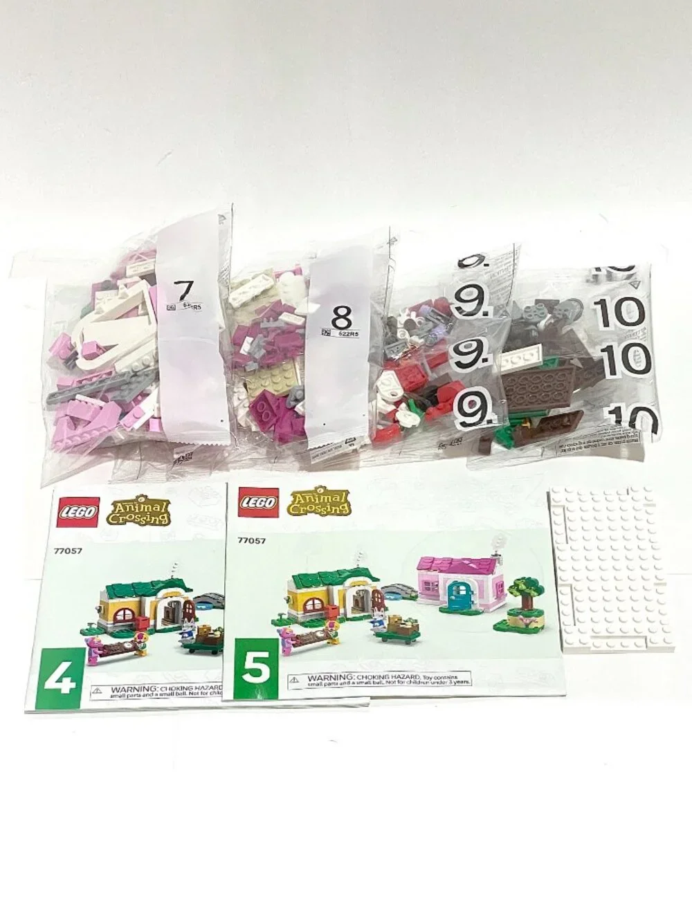 LEGO 77057 Animal Crossing Pink Creative Houses Seasons *NO MINIFIGURES* NEW